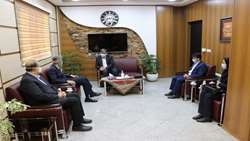 دیدار مدیر کل امور شعب بانک رفاه کارگران استان سمنان با دکتر دانائی رئیس دانشگاه به مناسبت روز پرستار